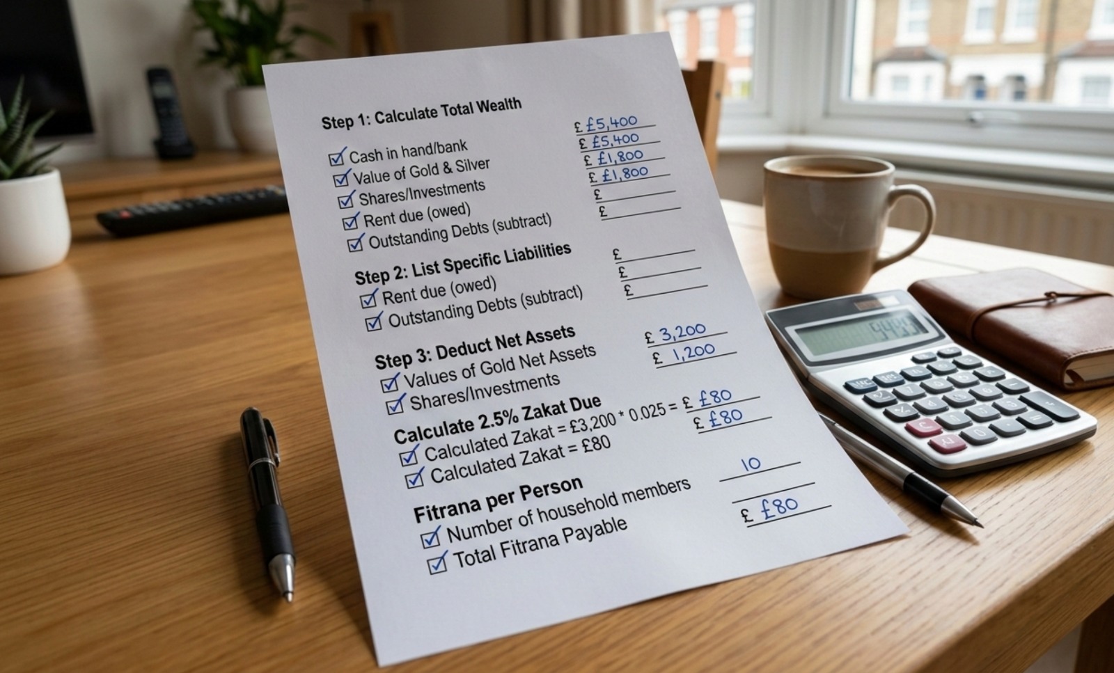 The 2026 Zakat & Fitrana Checklist: A Simple Guide for UK Households 3 The 2026 Zakat & Fitrana Checklist A Simple Guide for UK Households
